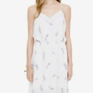 Club Monaco Silk White Maxi Dress